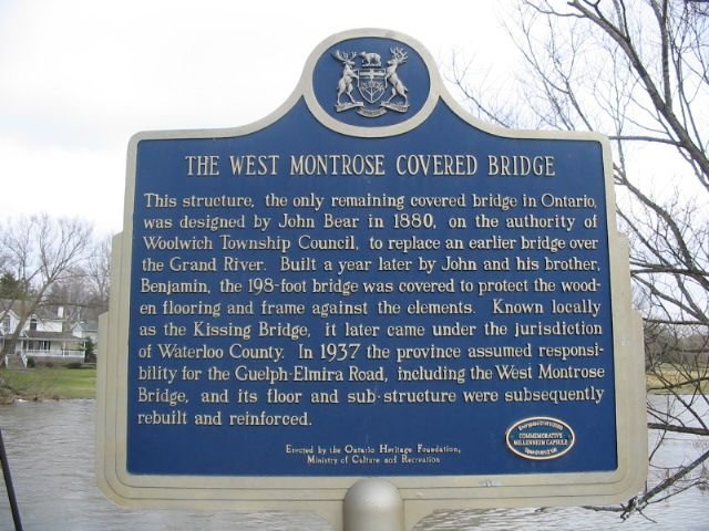 West Montrose Covered Bridge (Kissing Bridge)