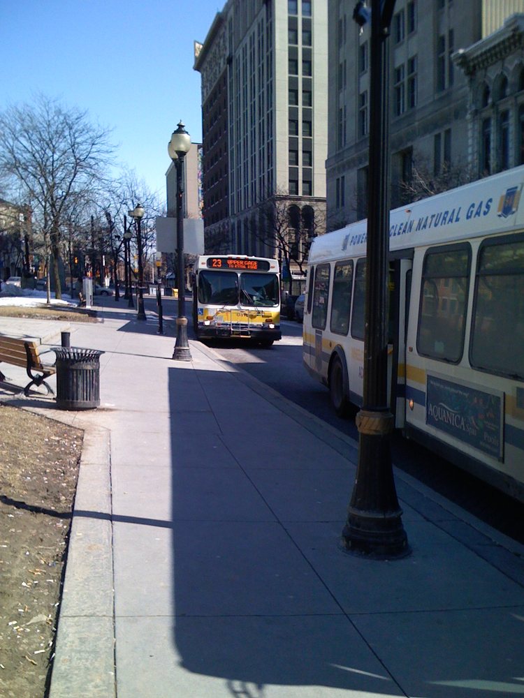 Upper Gage Bus Stop Downtown