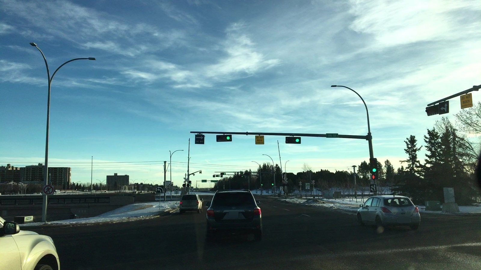 111st And Whitemud Traffi Light